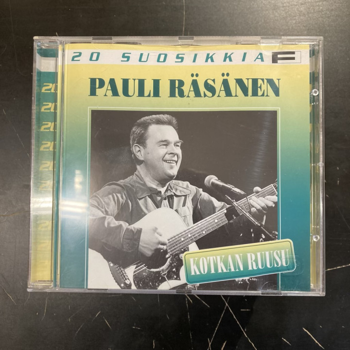 Pauli Räsänen - 20 suosikkia CD (VG+/VG) -iskelmä-